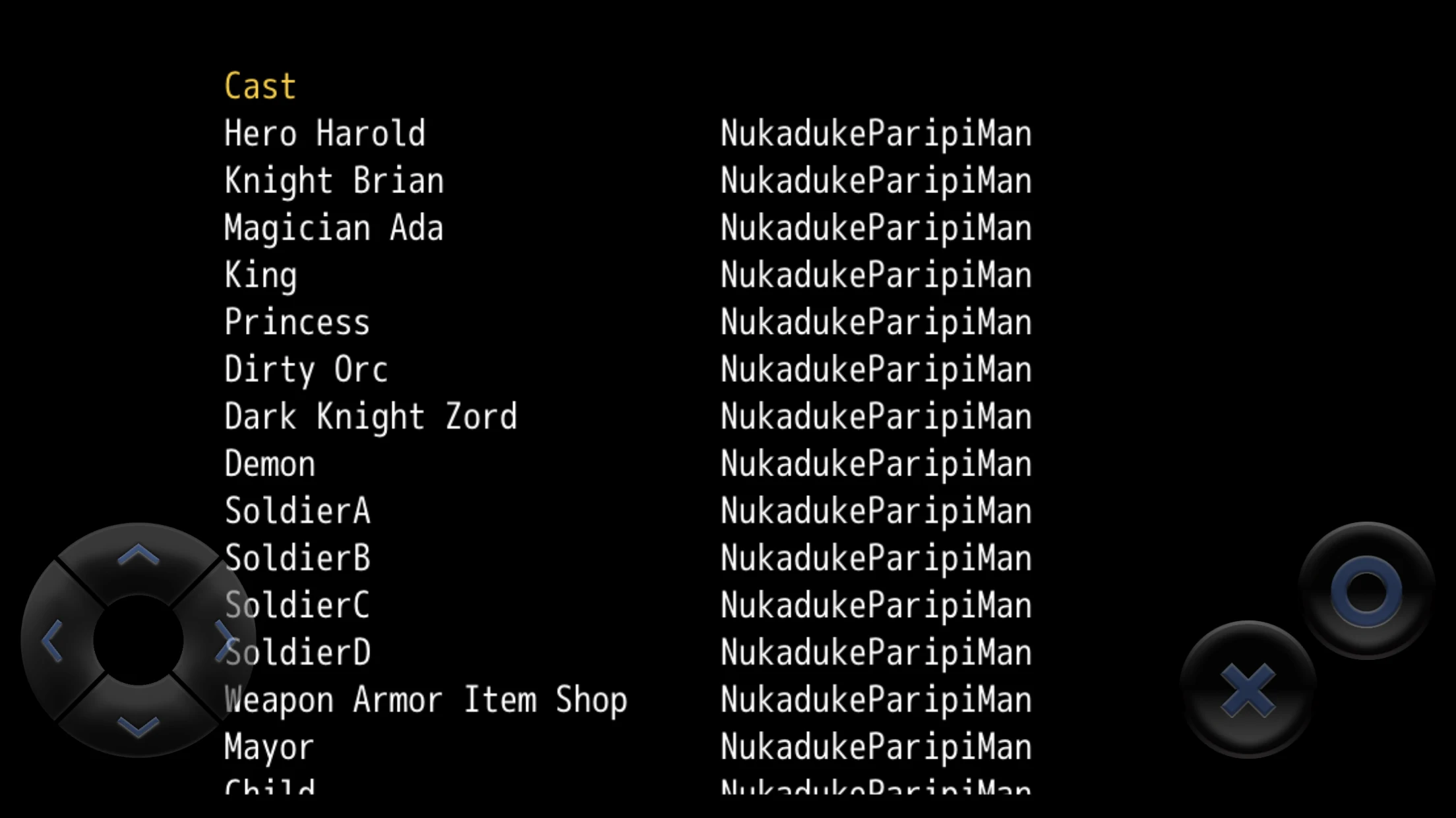 Fully Voiced Crap RPG Series screenshot